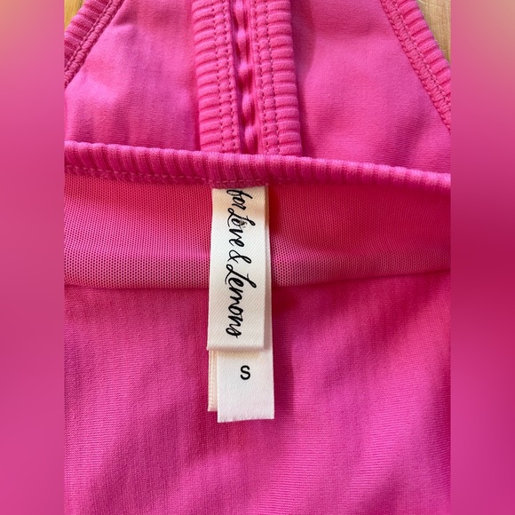 For Love 💗 & Lemons Pink Bodysuit - Picture 3 of 4